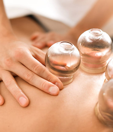 Cupping massage treatment